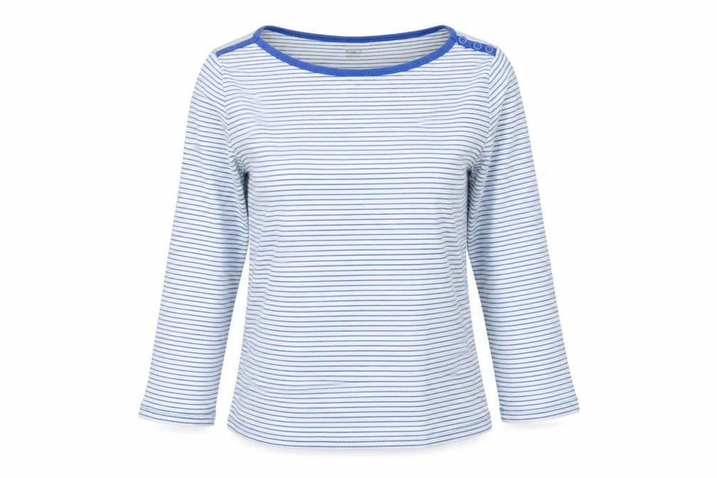 Gap Womens White Striped  Basic Blouse Size S