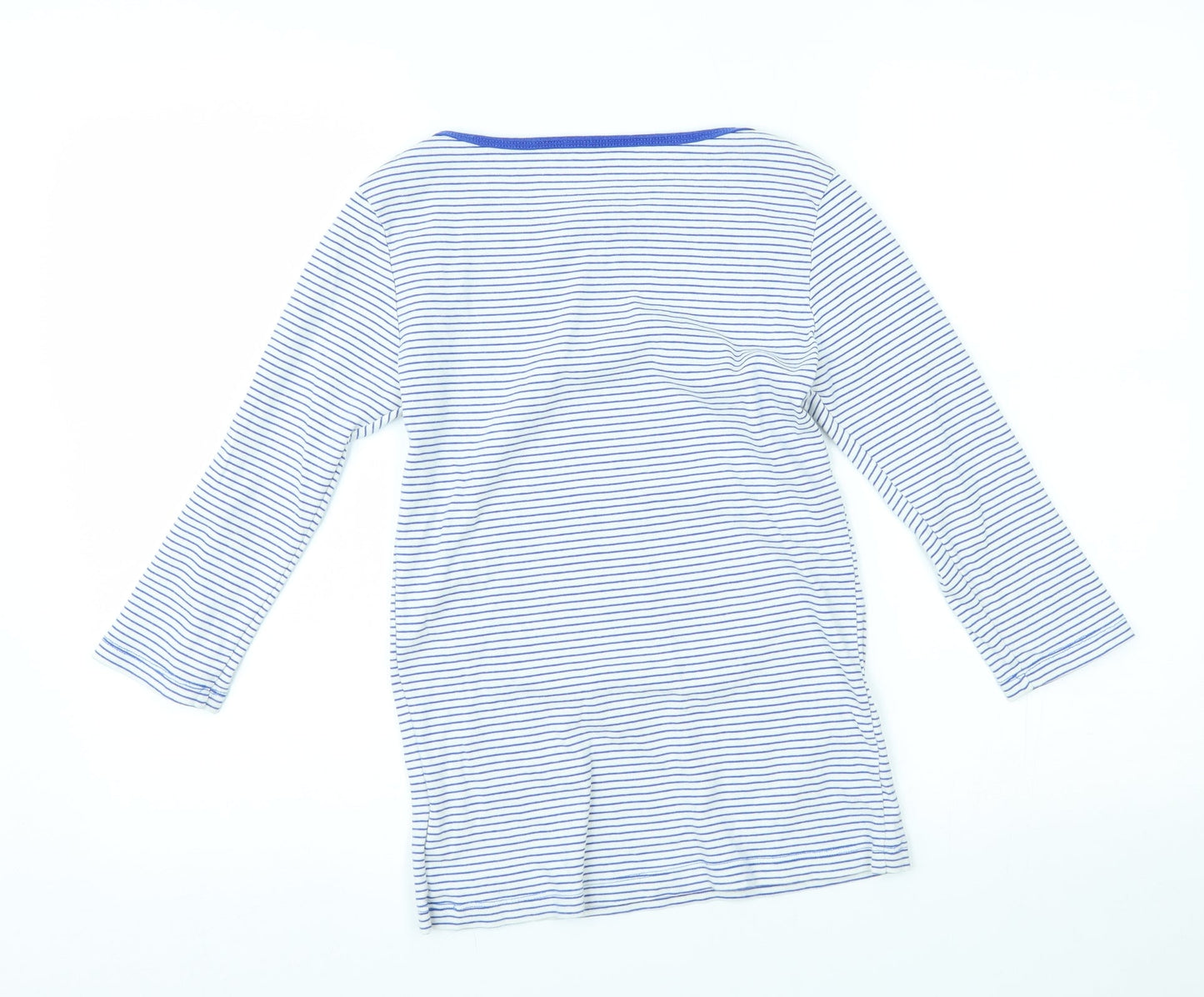 Gap Womens White Striped  Basic Blouse Size S