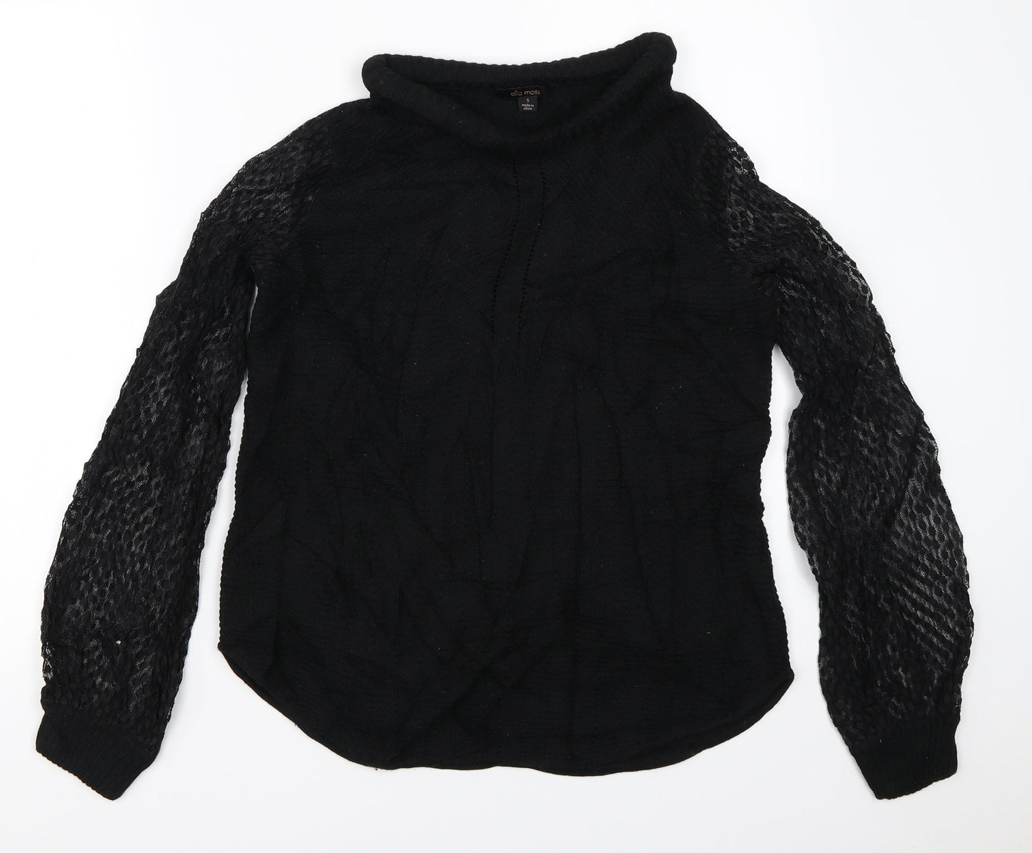 Ella Moss Womens Black   Pullover Jumper Size S