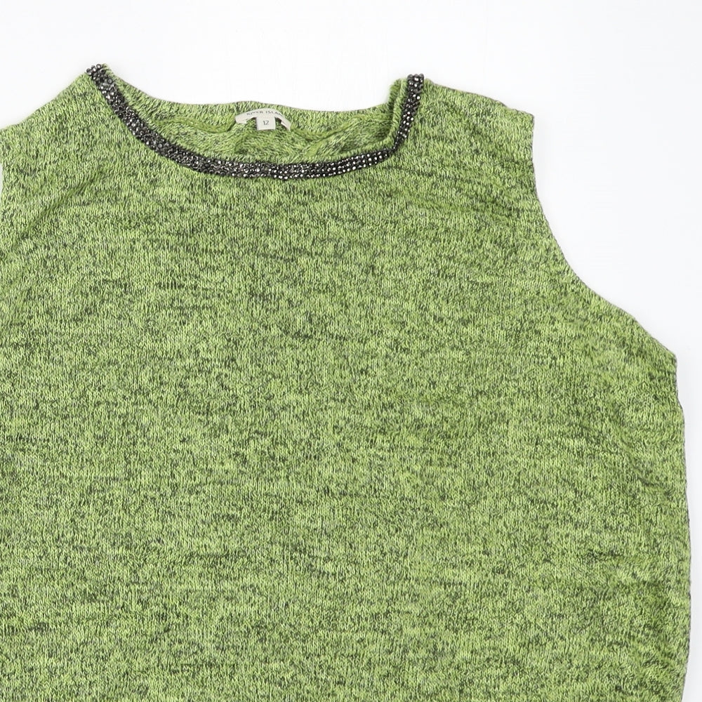 River Island Womens Green   Basic Blouse Size 12