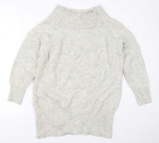 New Look Womens Grey   Pullover Jumper Size S