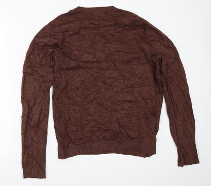 Preloved Topman Mens Brown   Pullover Jumper Size M - Front
