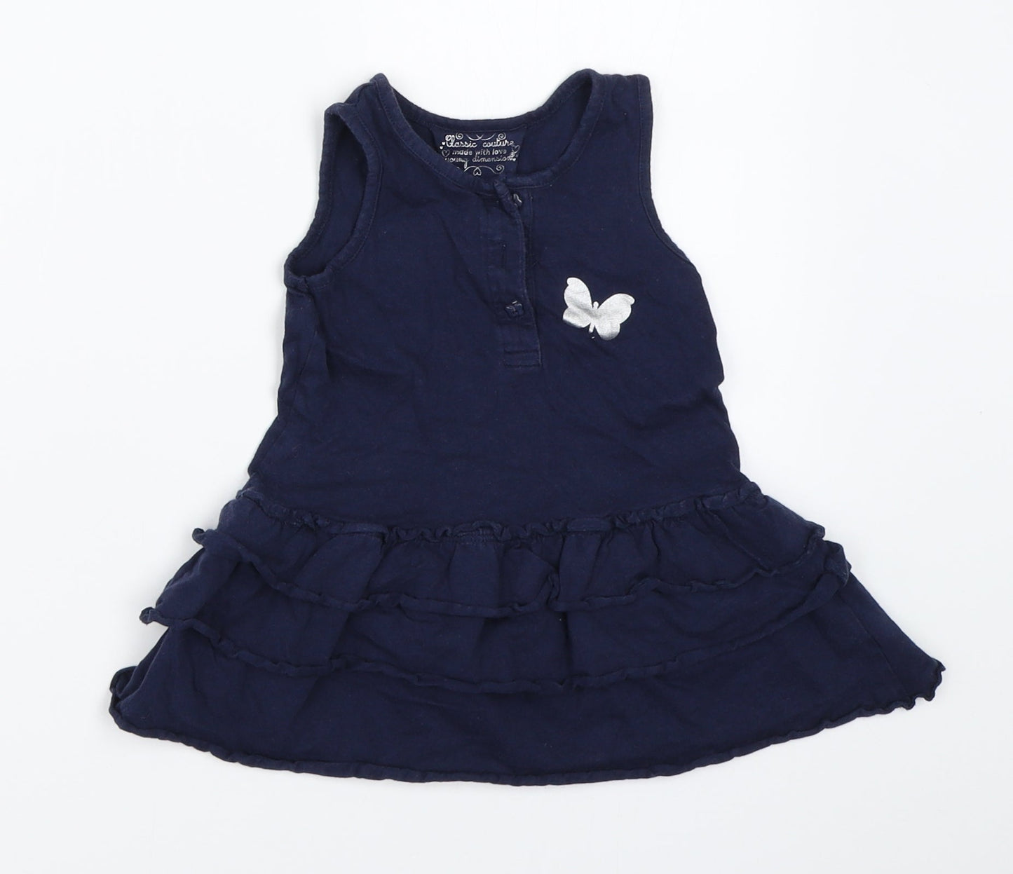 Young Dimension Girls Blue   Fit & Flare  Size 18-24 Months