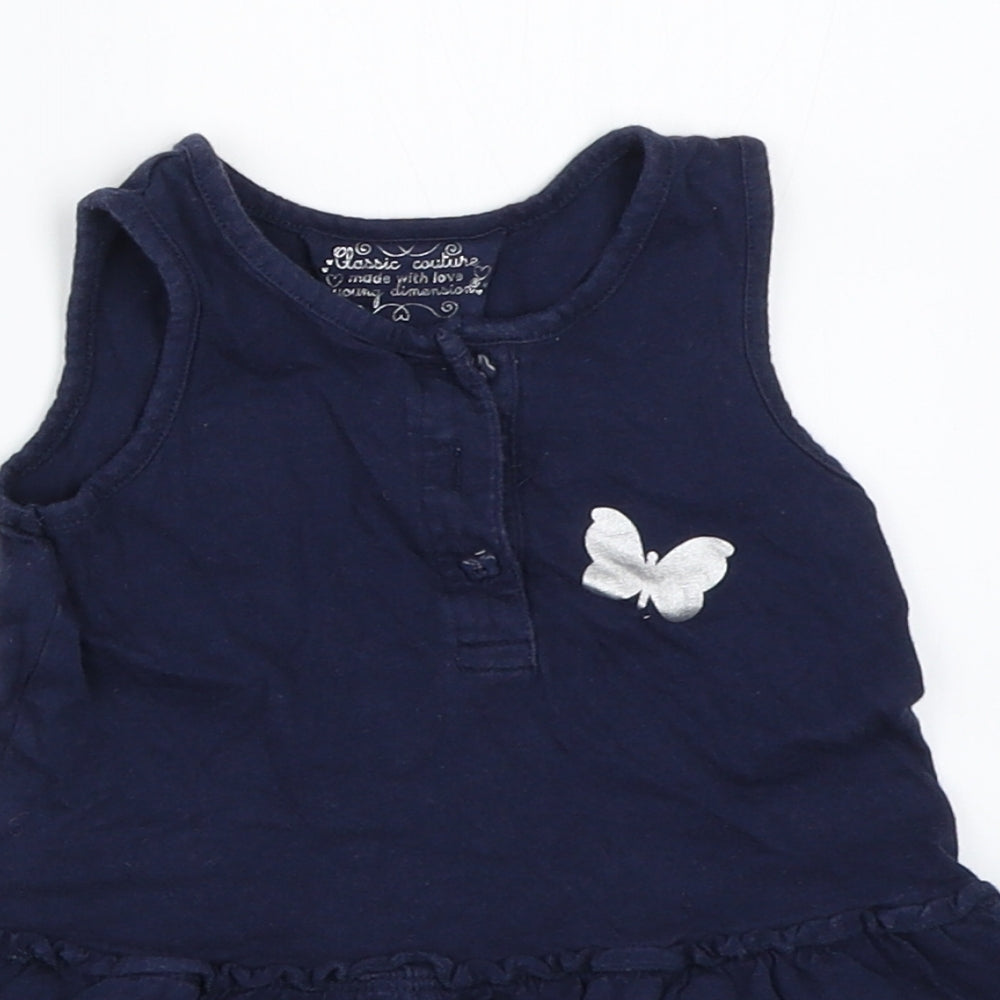 Young Dimension Girls Blue   Fit & Flare  Size 18-24 Months