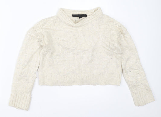 Topshop Womens Ivory   Pullover Jumper Size 8