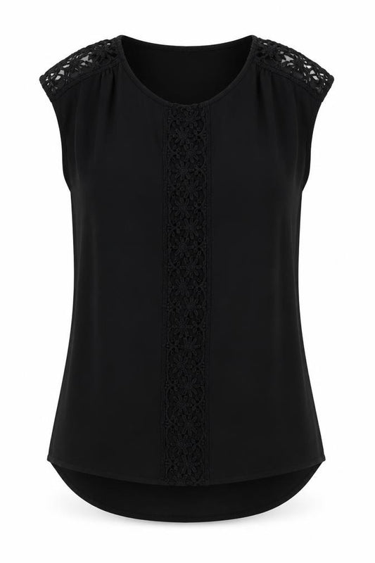 F&F Womens Black   Basic Blouse Size 10