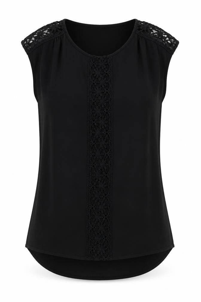 F&F Womens Black   Basic Blouse Size 10