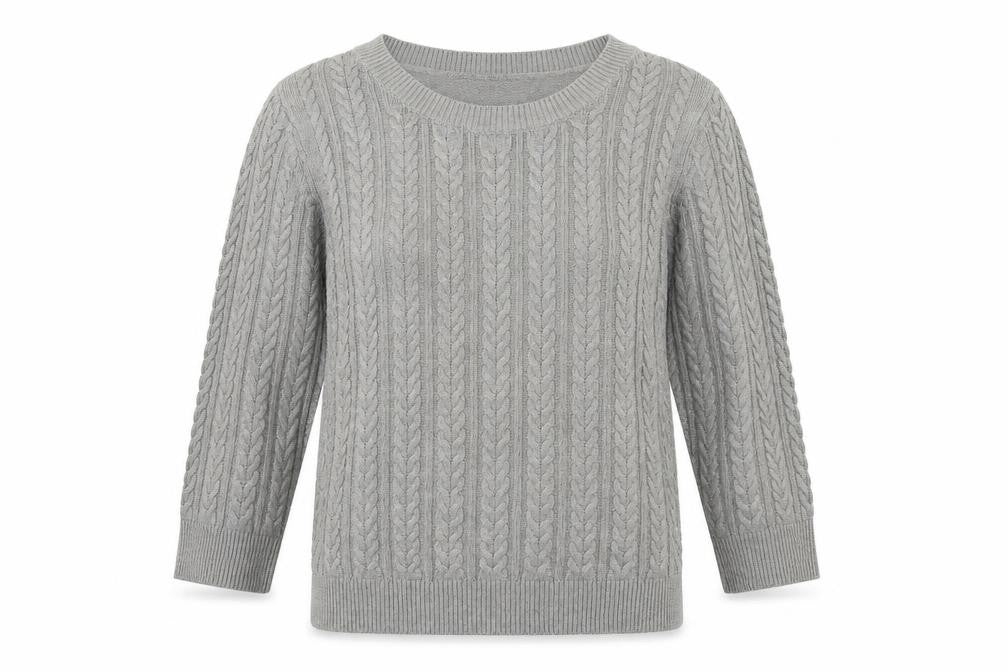 H&M Womens Grey   Pullover Jumper Size M