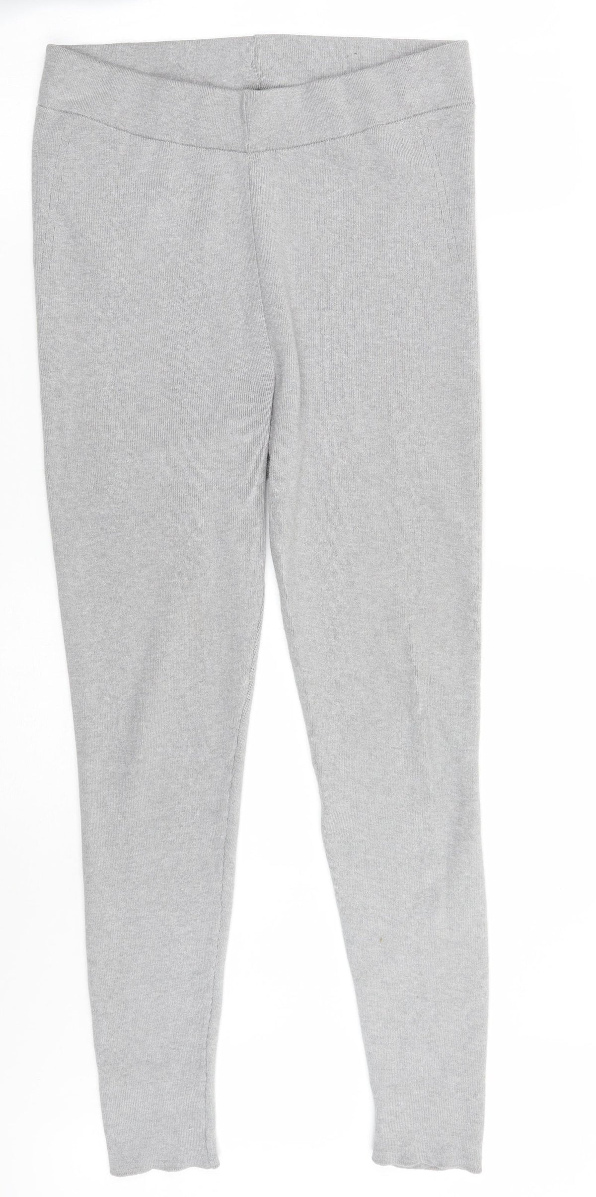 Marks & Spencer Womens Grey   Capri Leggings Size L L28 in