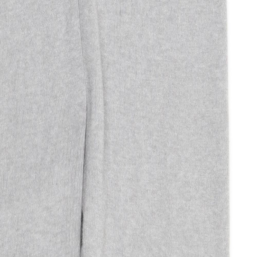 Marks & Spencer Womens Grey   Capri Leggings Size L L28 in
