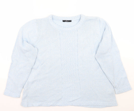BM Womens Blue   Pullover Jumper Size XL