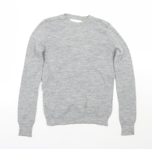 Zara Womens Grey   Pullover Jumper Size S