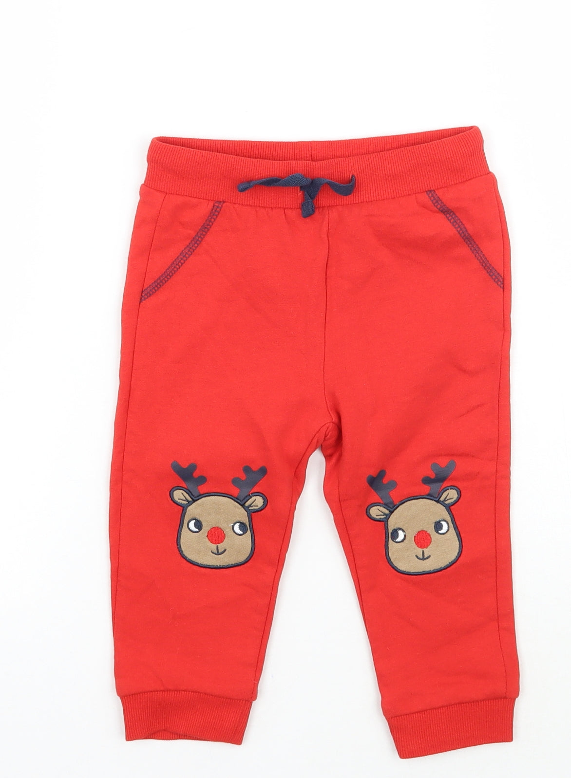 So cute Baby Red   Sweatpants Trousers Size 9 Months