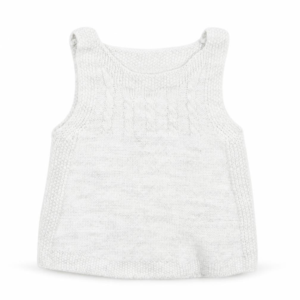 F&F Girls Grey   Basic Tank Size 0-3 Months
