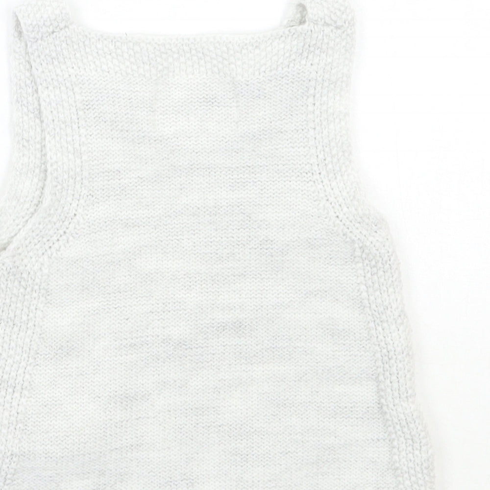 F&F Girls Grey   Basic Tank Size 0-3 Months
