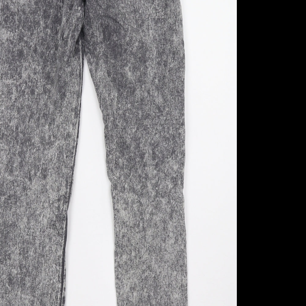 Primark Womens Grey  Denim Skinny Jeans Size 10 L30 in