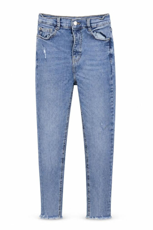 Pull&Bear Womens Blue  Denim Skinny Jeans Size 4 L27 in