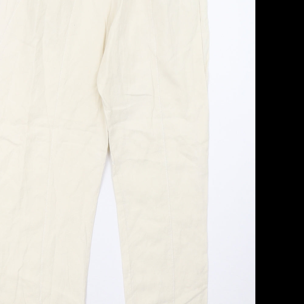 whiite Womens White   Trousers  Size 10 L26 in