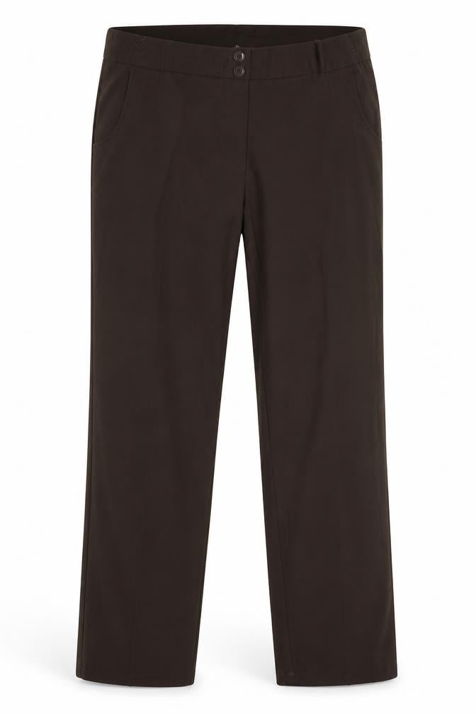 Vilona Womens Brown   Trousers  Size 12 L28 in