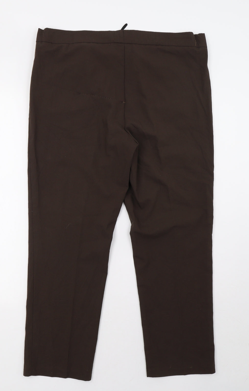 Vilona Womens Brown   Trousers  Size 12 L28 in