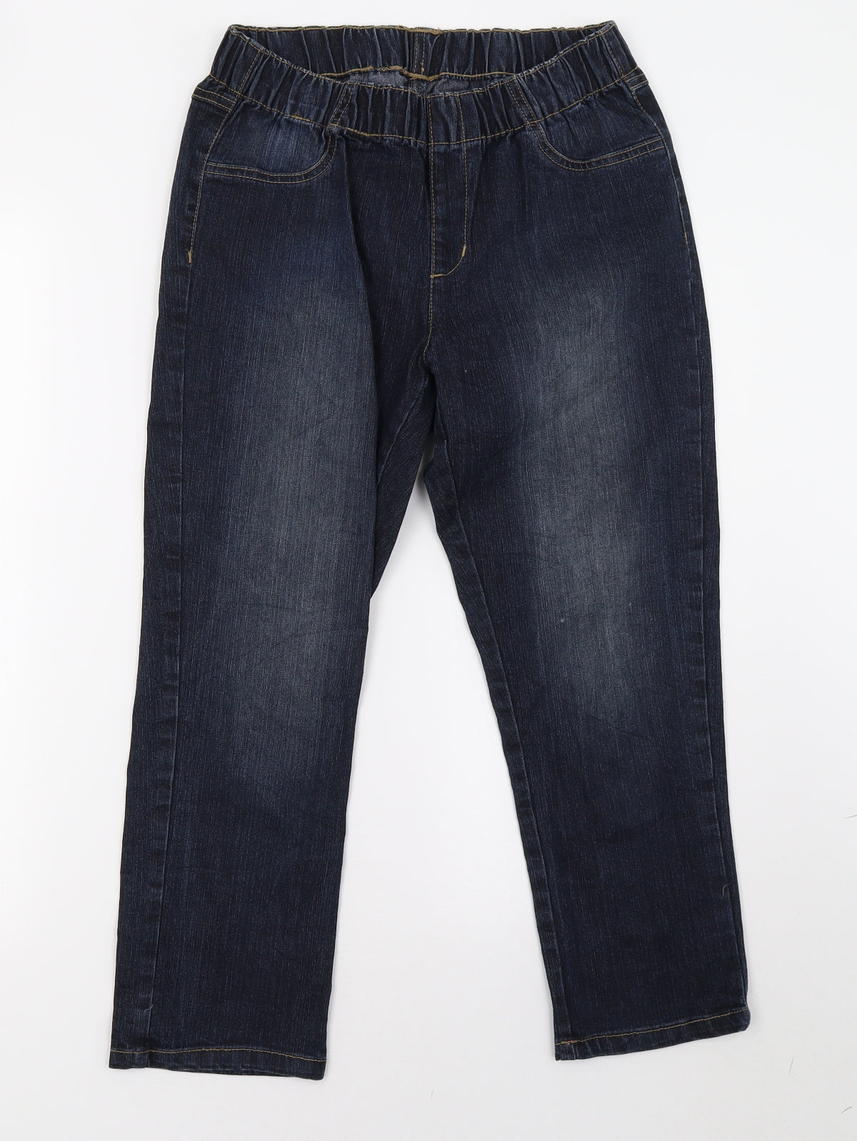 Preworn Womens Blue  Denim Cropped Jeans Size 28 L24 in
