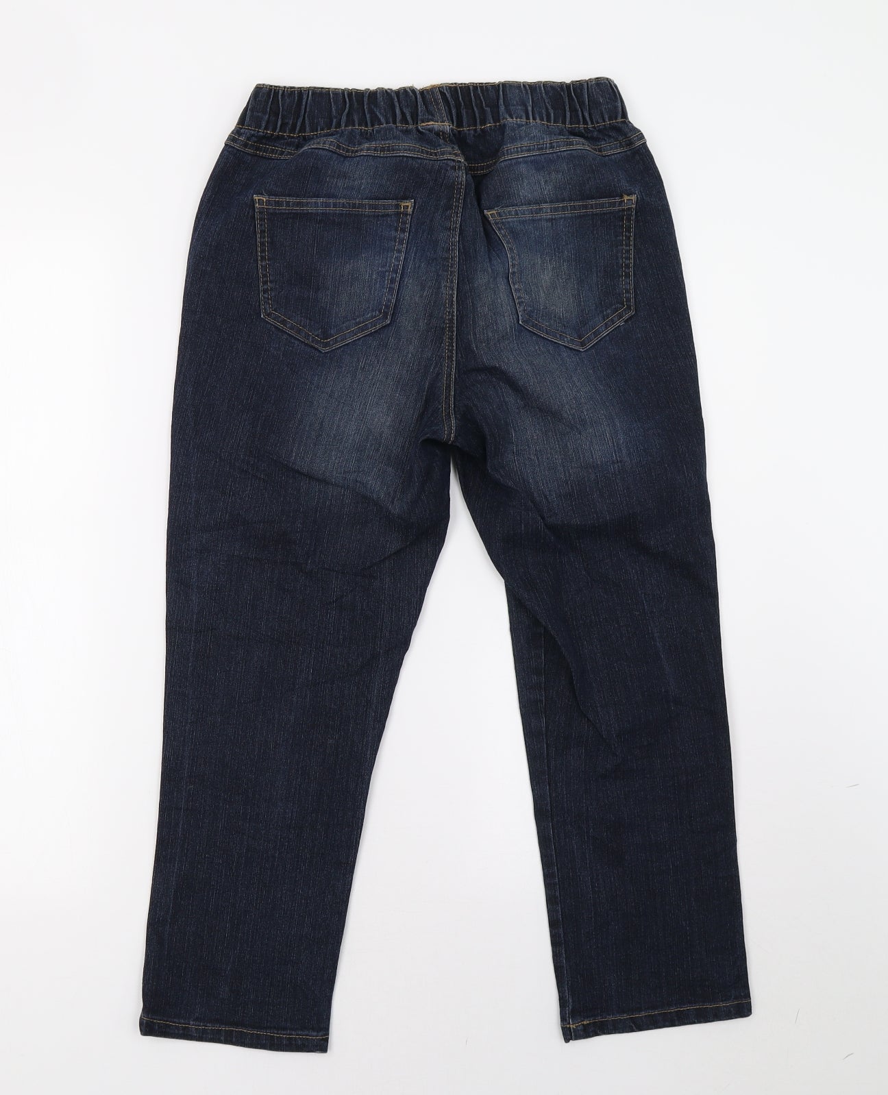 Preworn Womens Blue  Denim Cropped Jeans Size 28 L24 in