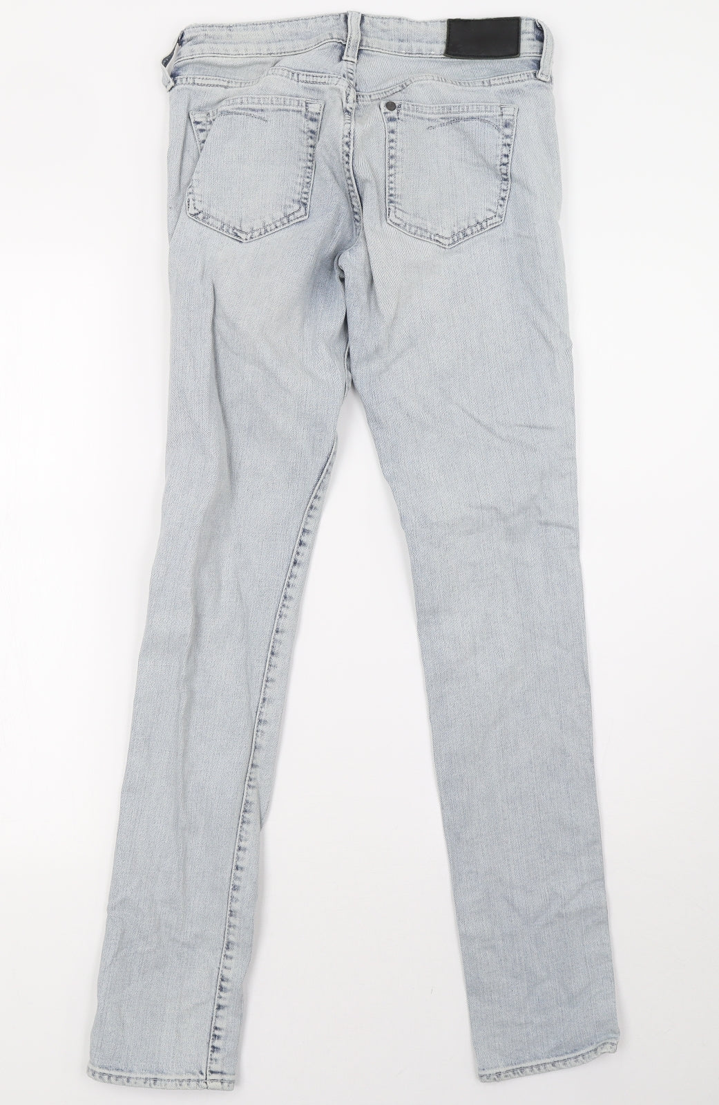 sqin Womens Blue  Denim Straight Jeans Size 10 L32 in