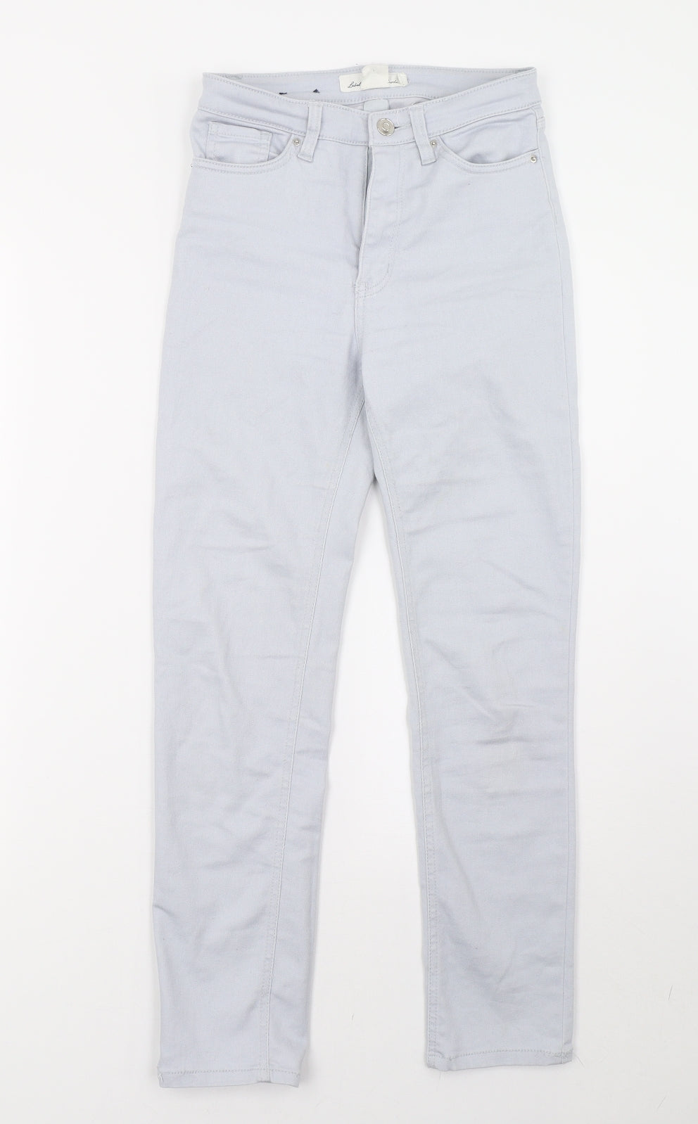 H&M Womens Blue  Denim Straight Jeans Size 6 L26 in