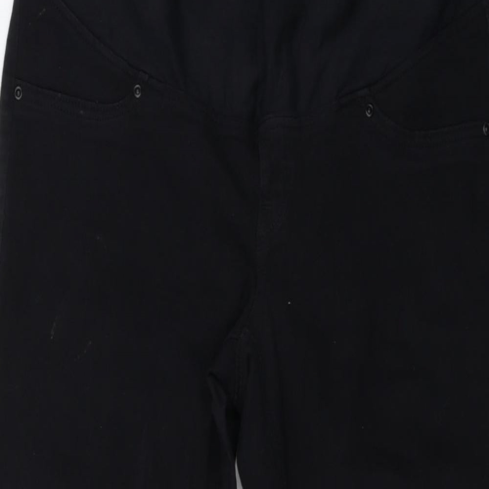H&M Womens Black  Denim Skinny Jeans Size M L30 in
