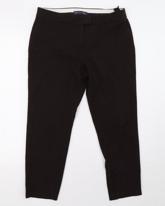Marks and Spencer Womens Pink   Trousers  Size 12 L26 in