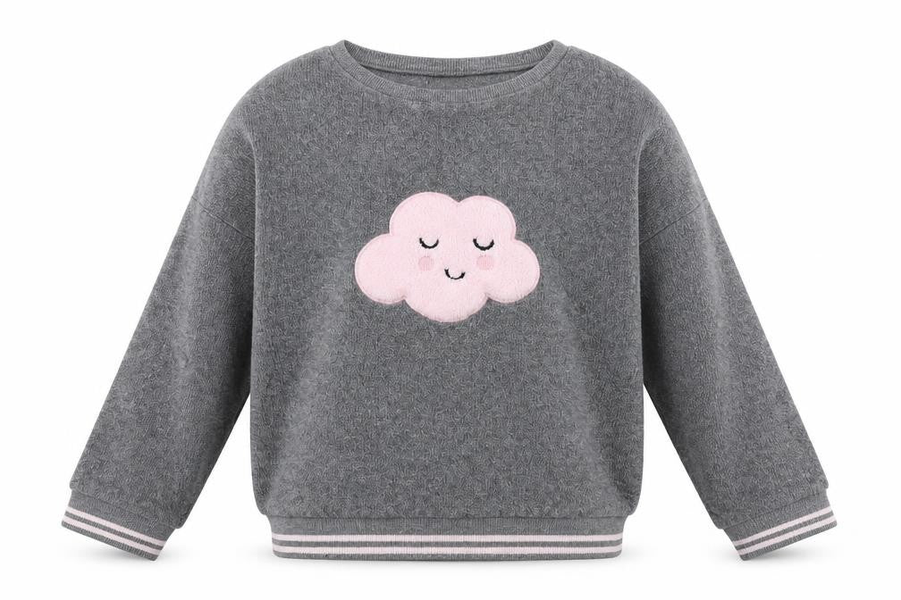 NEXT Girls Grey   Pullover Sweatshirt Size 7 Years