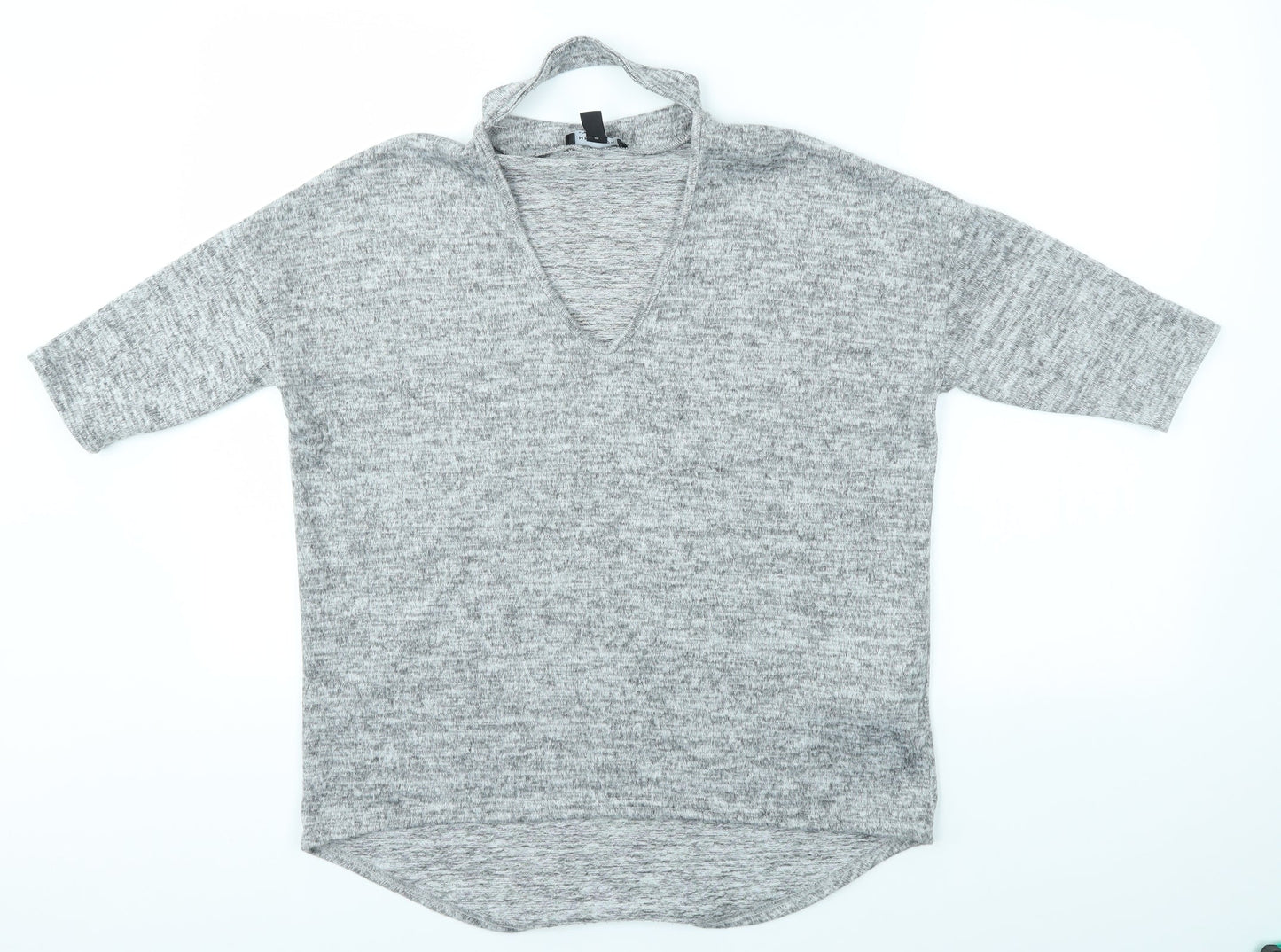 New Look Womens Grey   Basic Blouse Size S