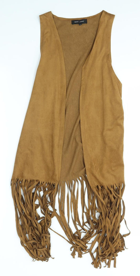 New Look Womens Brown   Cardigan Jumper Size S