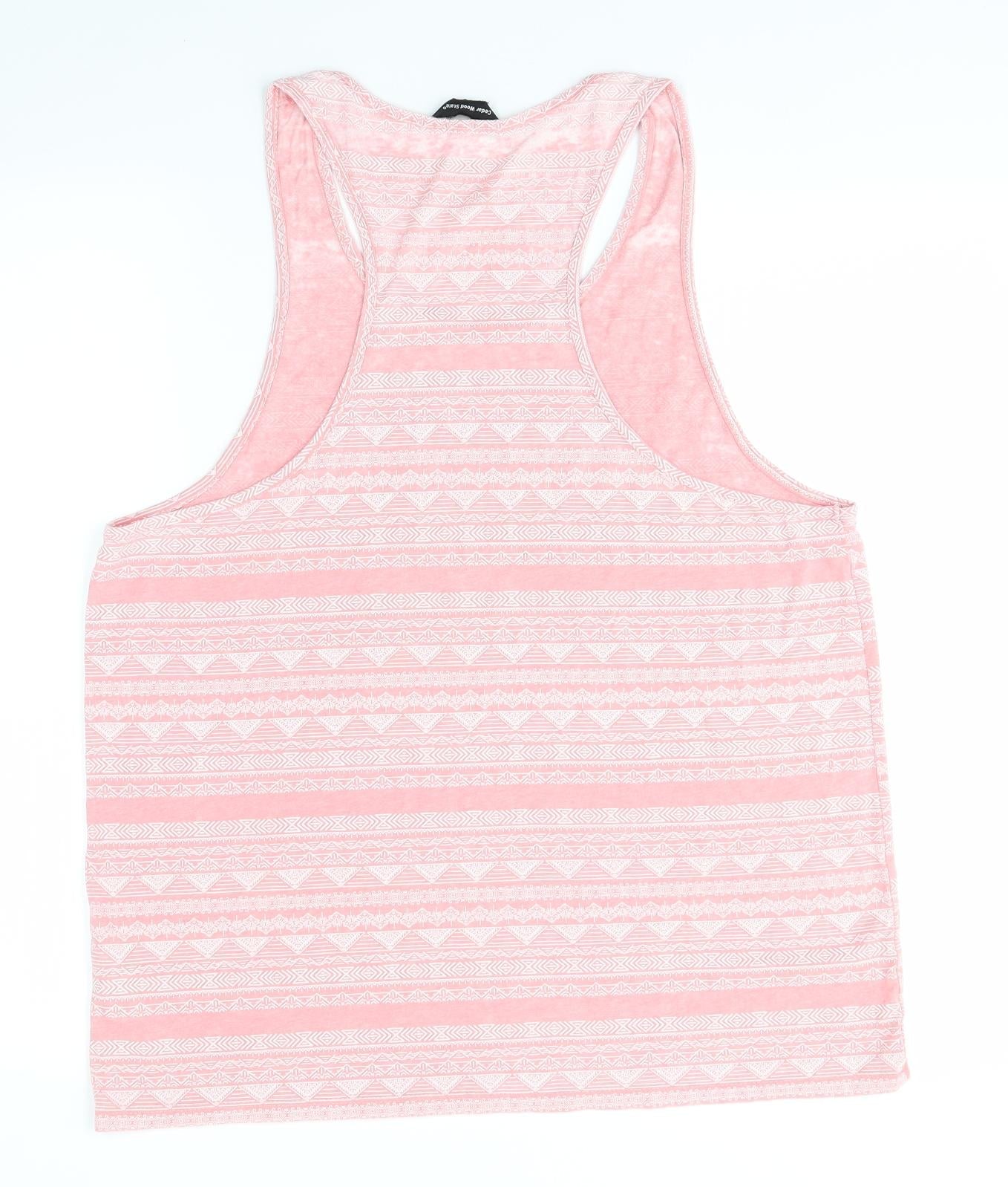 Cedar Wood State Womens Pink   Basic Tank Size M
