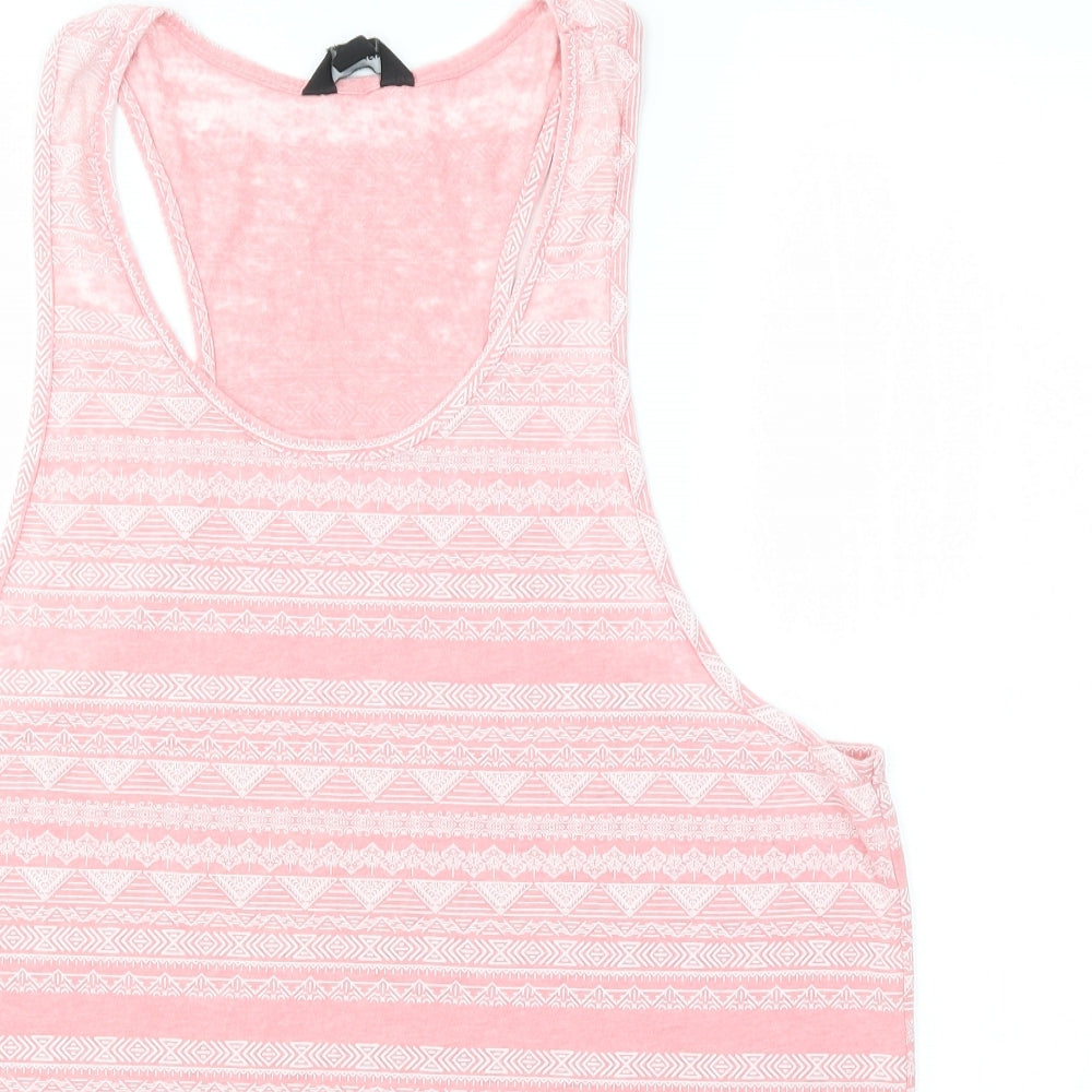 Cedar Wood State Womens Pink   Basic Tank Size M