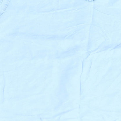 Preworn Womens Blue   Basic Blouse Size 8