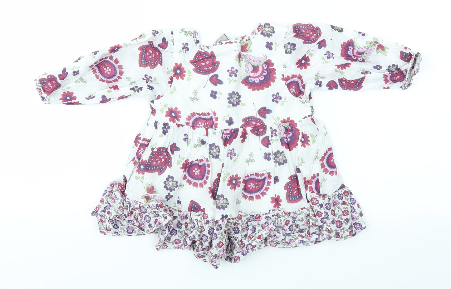 Pumpkin Patch Baby Multicoloured Floral  A-Line  Size 12-18 Months