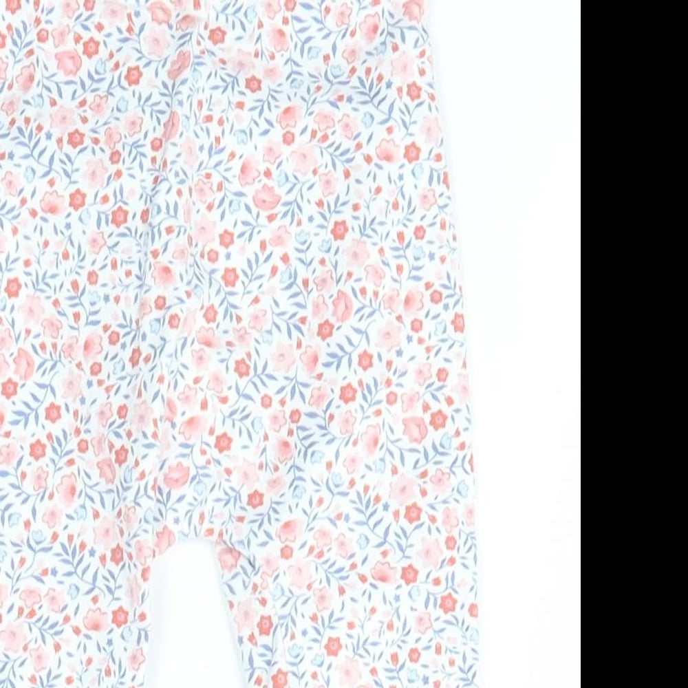 LITTLE NUTMEG Baby Multicoloured Floral  Jogger Leggings Size 3-6 Months