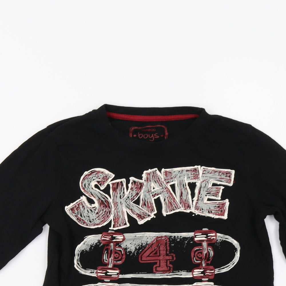 Pep&Co Boys Black   Basic Polo Size 8-9 Years  - Skate