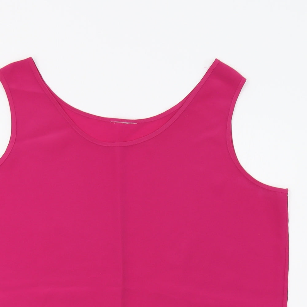 Preworn Womens Pink   Basic Tank Size 14