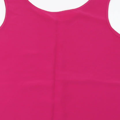 Preworn Womens Pink   Basic Tank Size 14