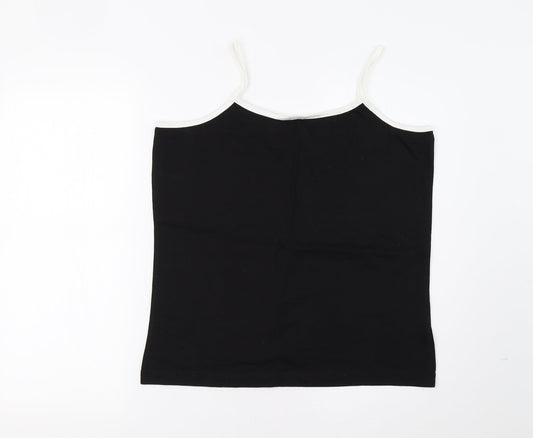 Lady M Womens Black   Camisole Tank Size L