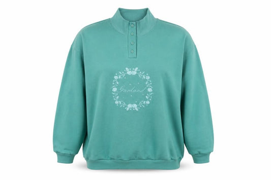 Nature Republic Womens Green   Pullover Sweatshirt Size M