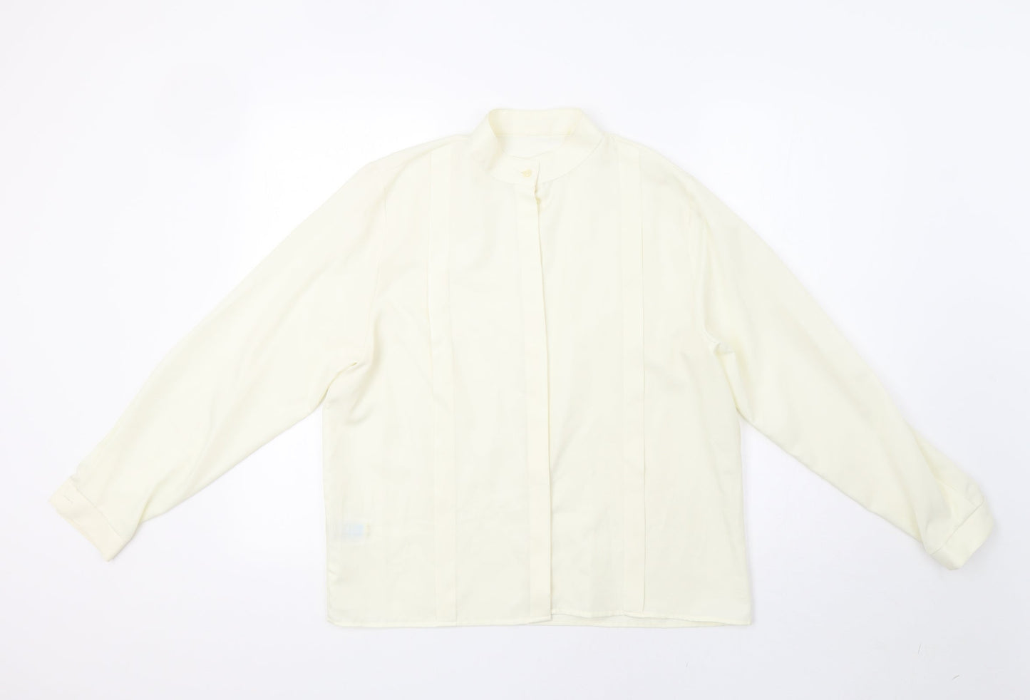 St Michael Womens Ivory   Basic Button-Up Size 14