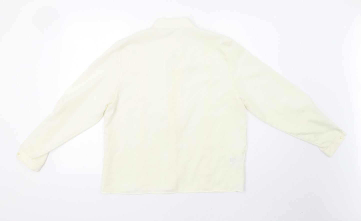 St Michael Womens Ivory   Basic Button-Up Size 14