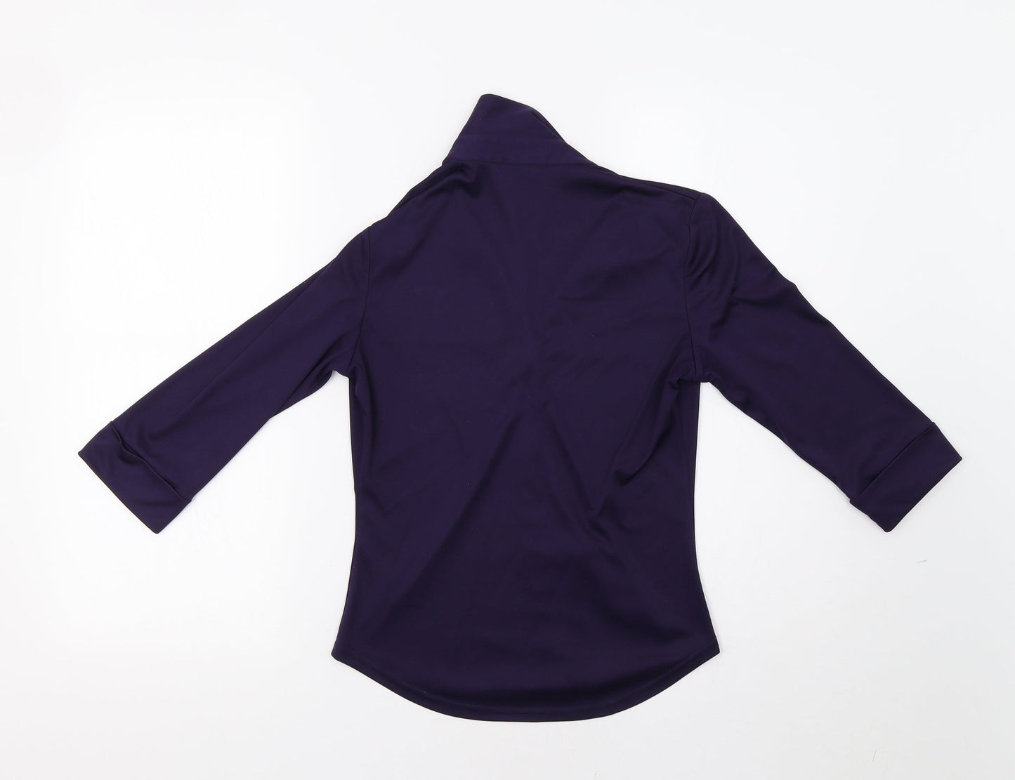 Simply Classic  Womens Purple   Basic Button-Up Size 12