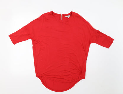 Peacocks Womens Red   Basic Blouse Size 12