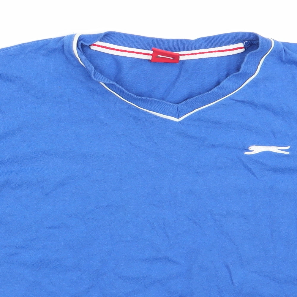 Slazenger Boys Blue   Basic T-Shirt Size 7-8 Years