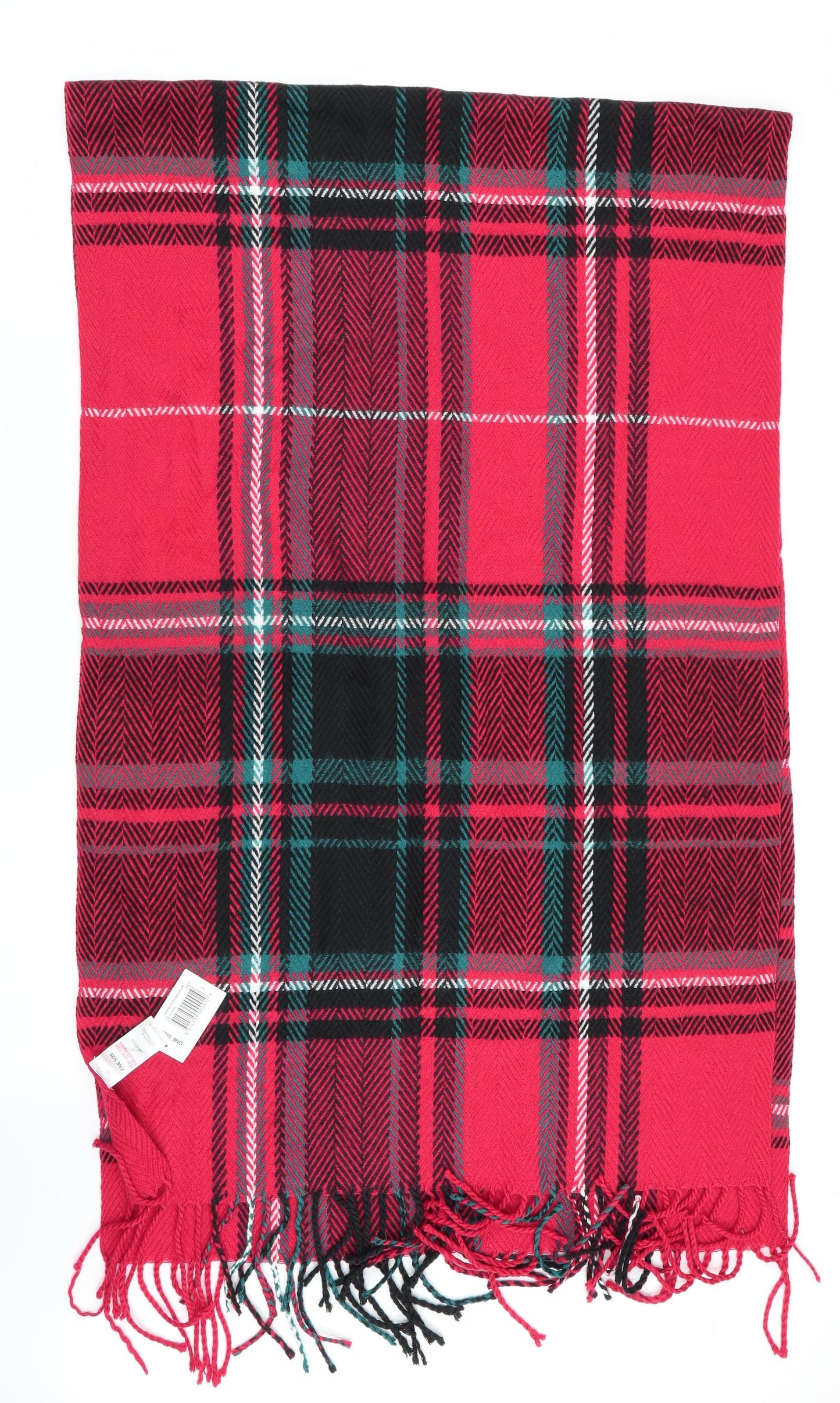 Papaya  Red Check   Shawl/Wrap