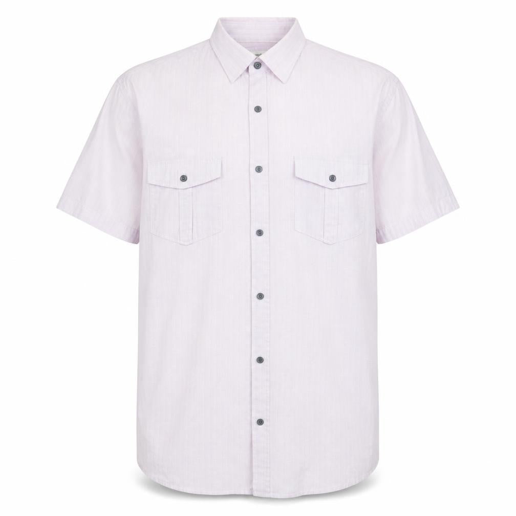 Next Mens Pink Striped   Button-Up Size M
